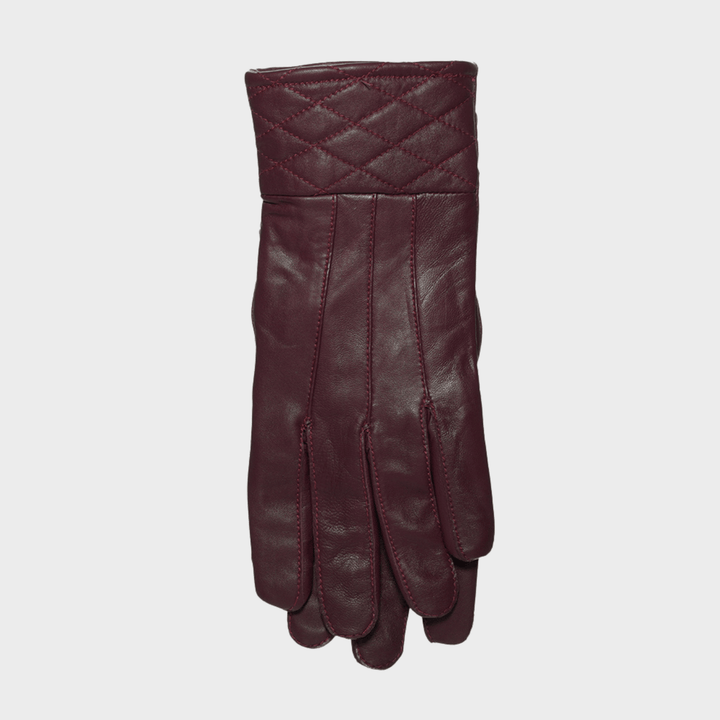 Ladies Quilted Leather Glove from You Know Who's