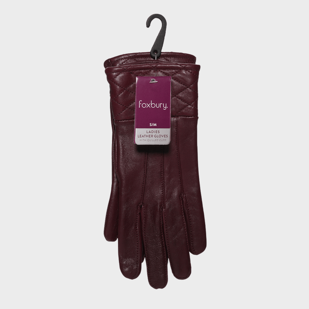 Ladies Quilted Leather Glove from You Know Who's