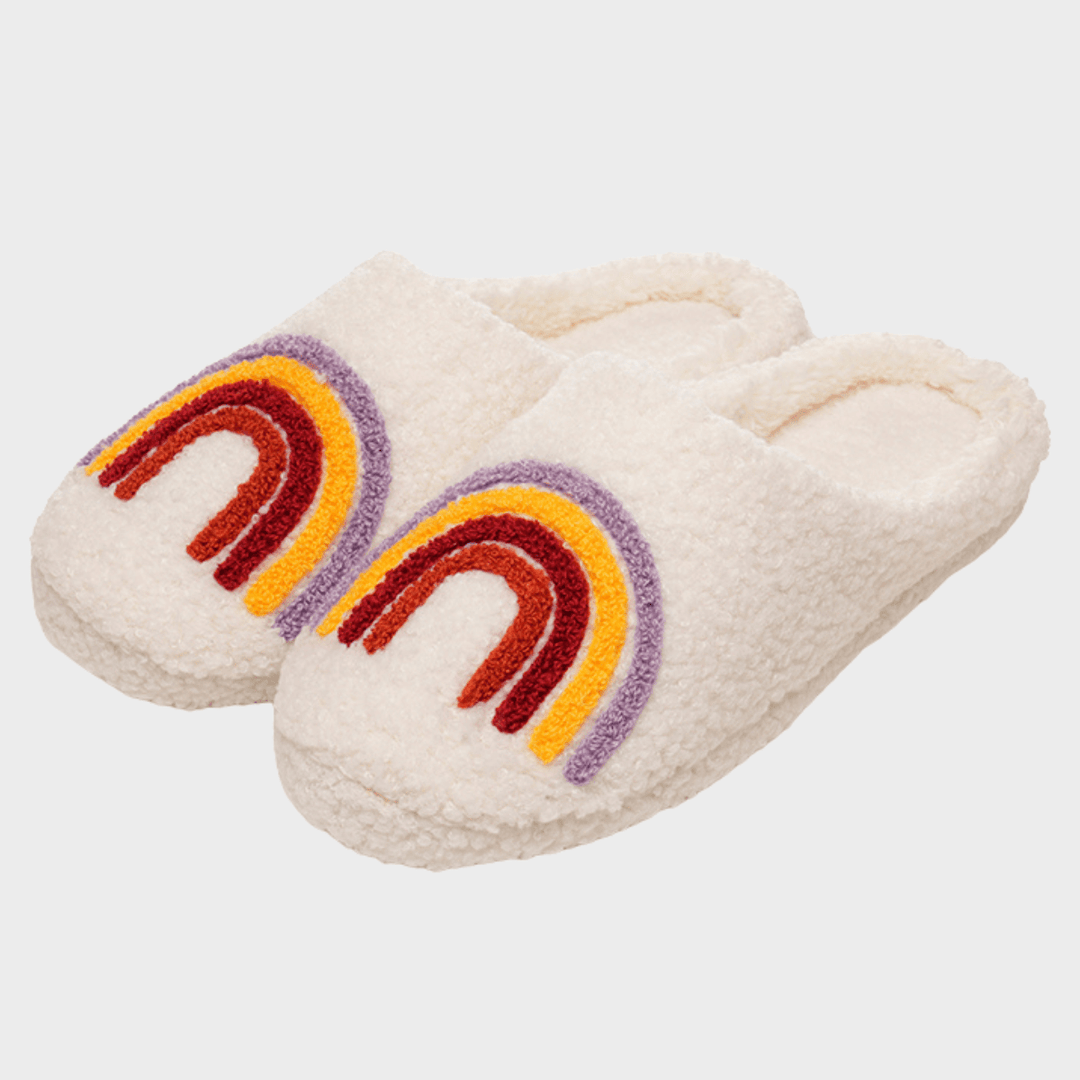 Ladies Rainbow Mule Slippers from You Know Who's