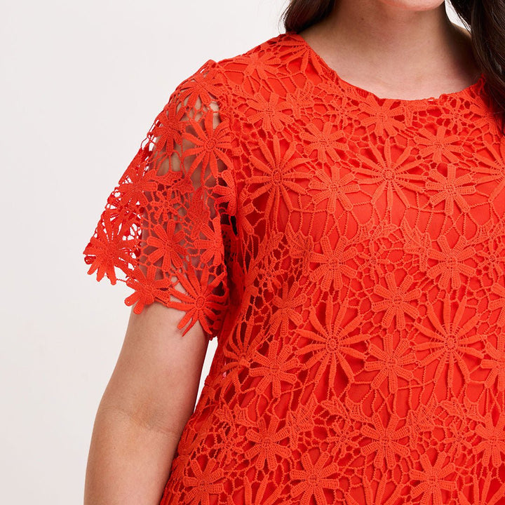 Ladies Red Front Top from You Know Who's
