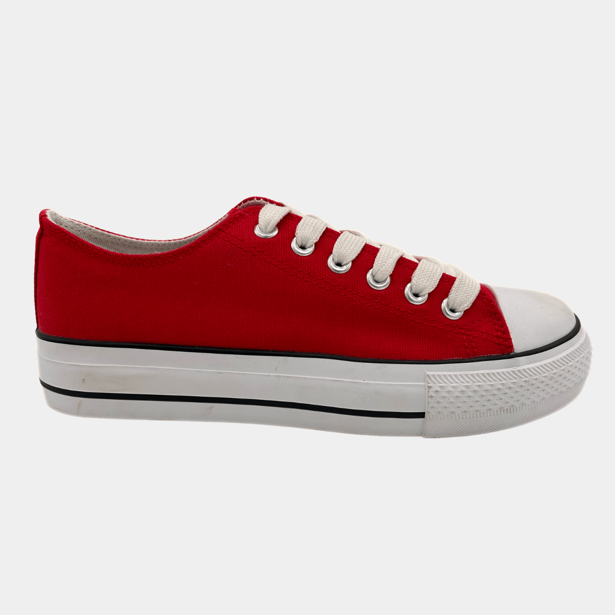 Ladies Red Low Cut Trainer from You Know Who's