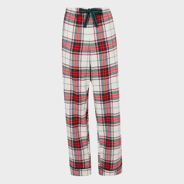 Ladies Red Tartan Checked Pj Bottom from You Know Who's