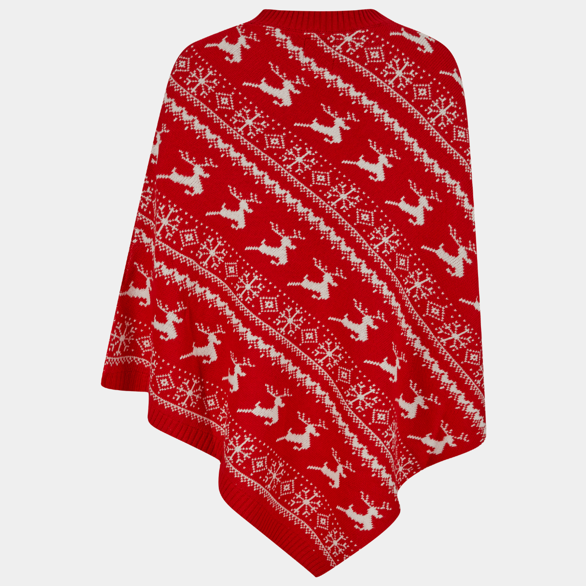 Ladies Reindeer Pointed Poncho from You Know Who's