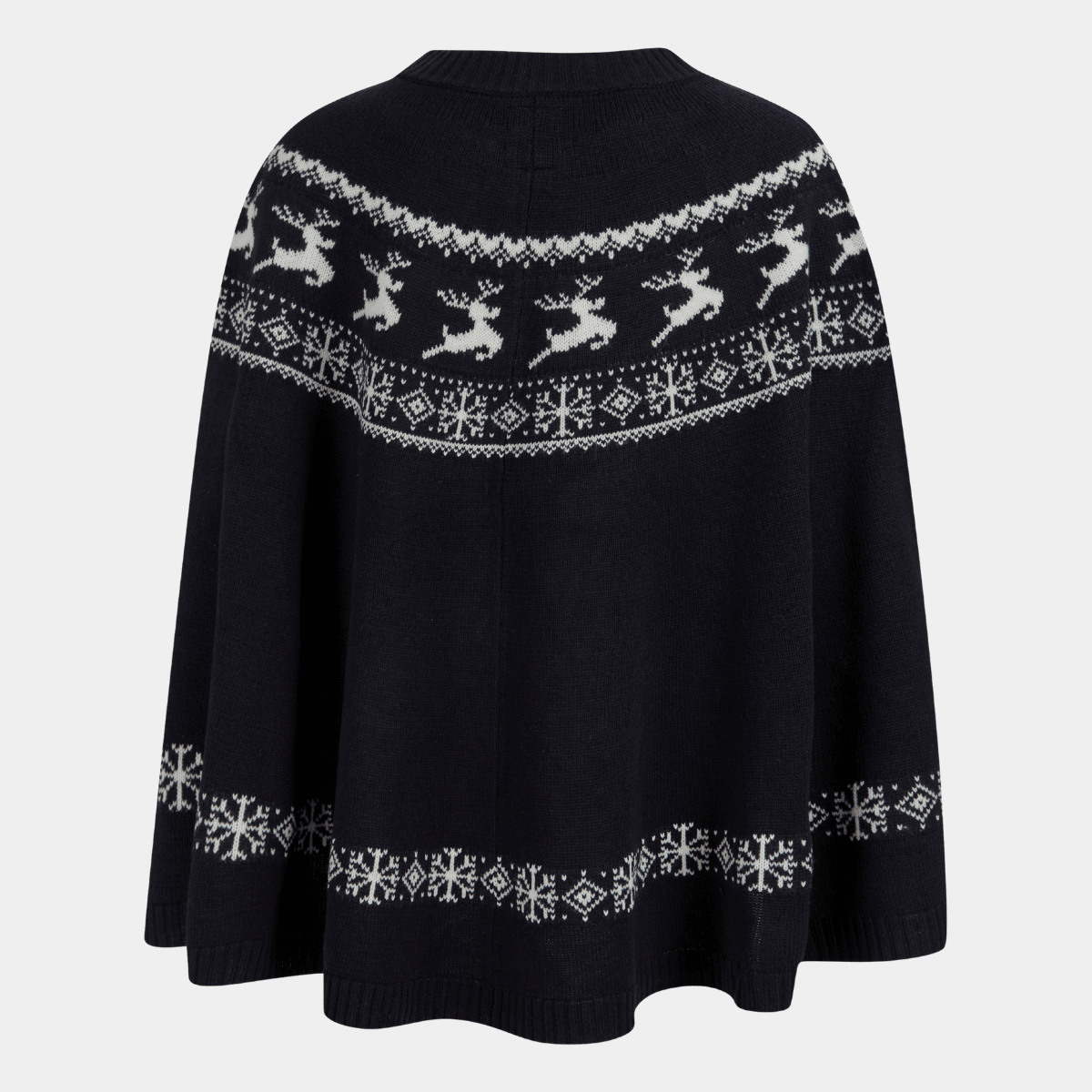 Ladies Reindeer Round Poncho from You Know Who's
