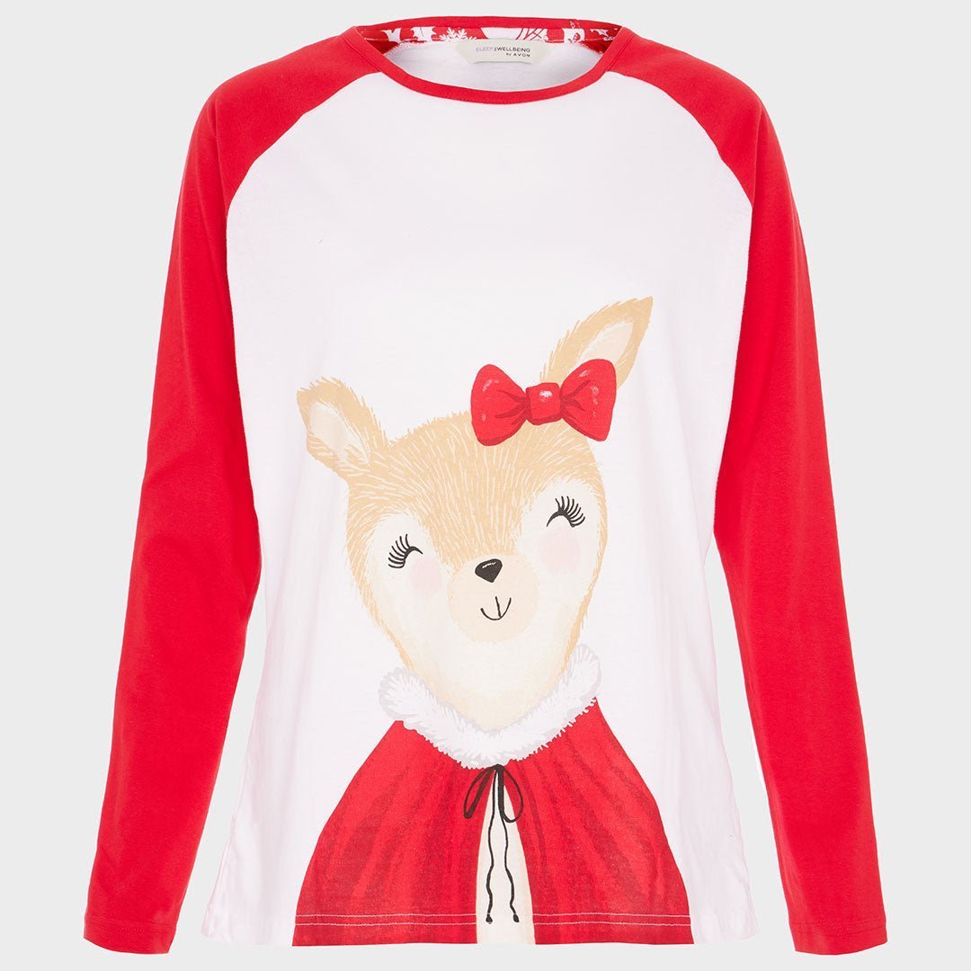 Ladies Reindeer Xmas PJ from You Know Who's