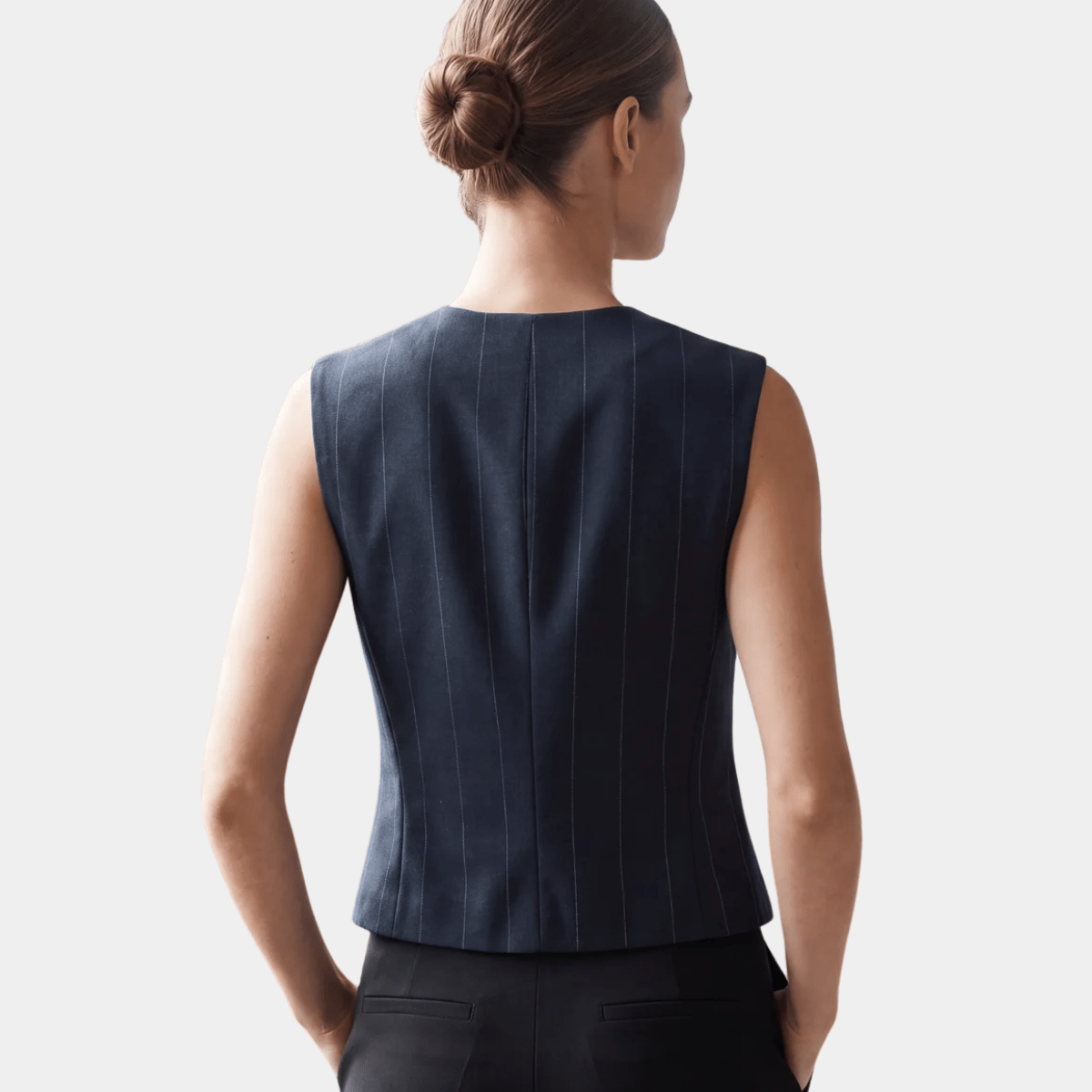 Ladies RI Pinstripe Waistcoat from You Know Who's