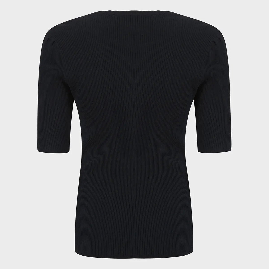 Ladies Ribbed Short Sleeve Jumper from You Know Who's