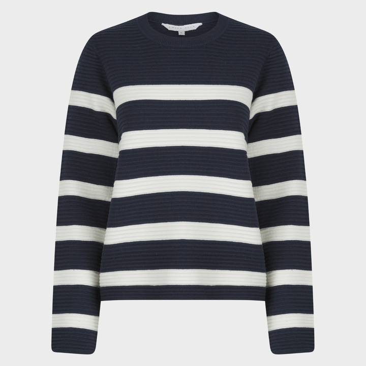 Ladies Ribbed Stripe Jumper from You Know Who's