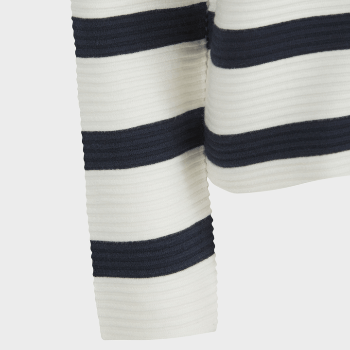 Ladies Ribbed Stripe Jumper from You Know Who's