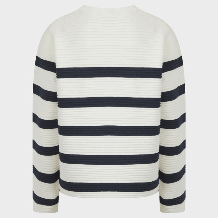 Ladies Ribbed Stripe Jumper from You Know Who's