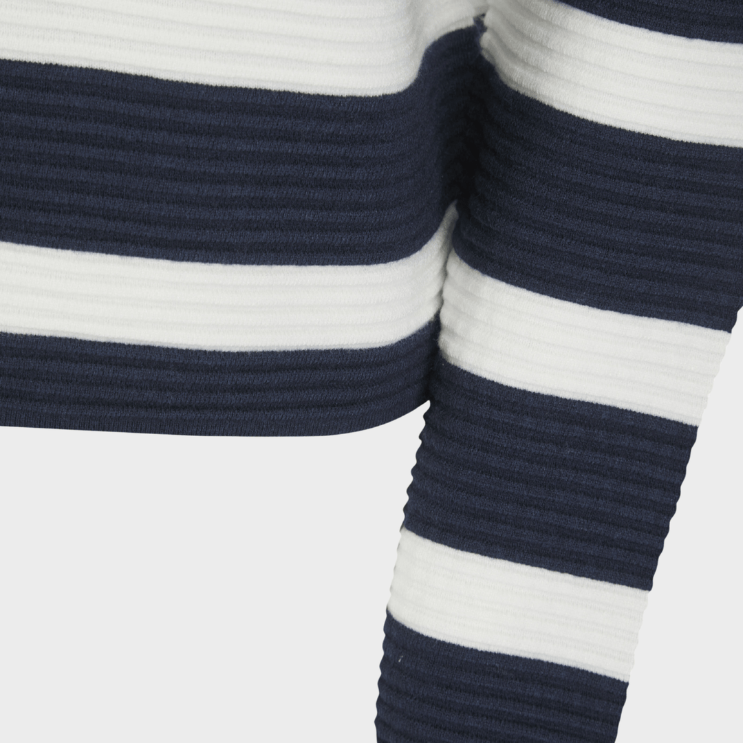 Ladies Ribbed Stripe Jumper from You Know Who's