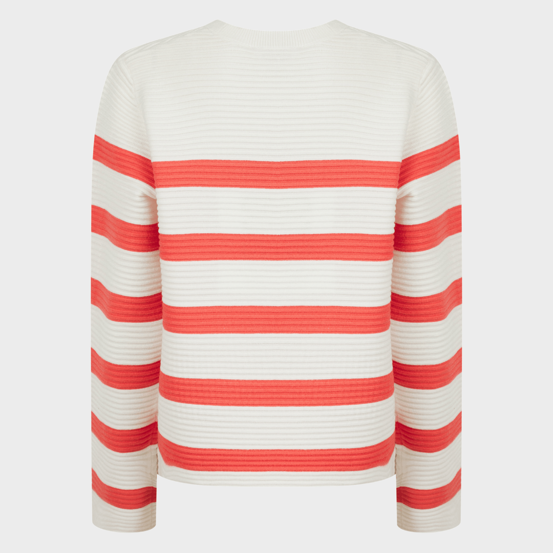 Ladies Ribbed Stripe Jumper from You Know Who's