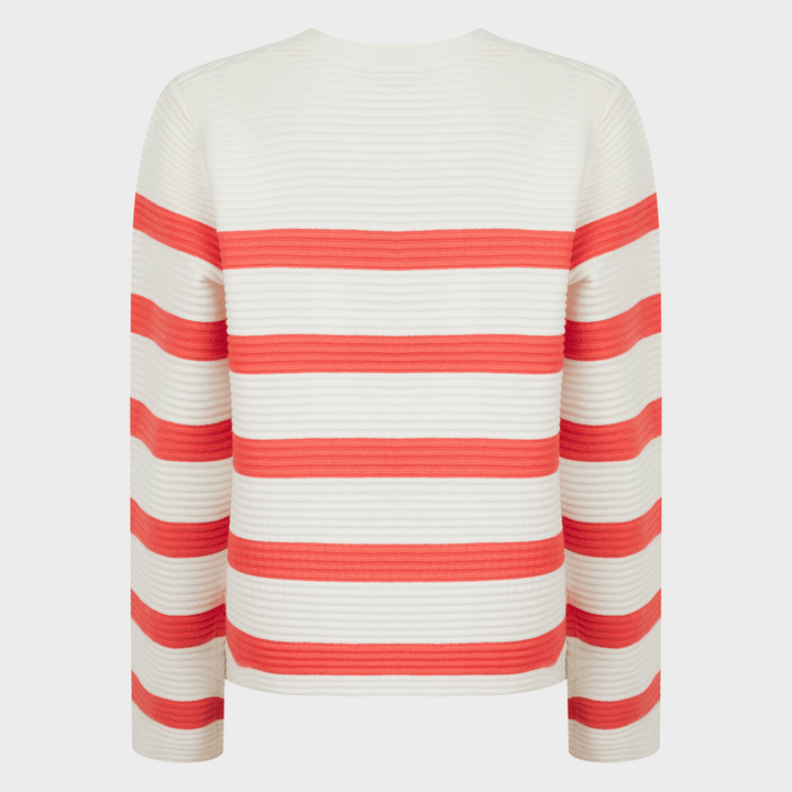 Ladies Ribbed Stripe Jumper from You Know Who's