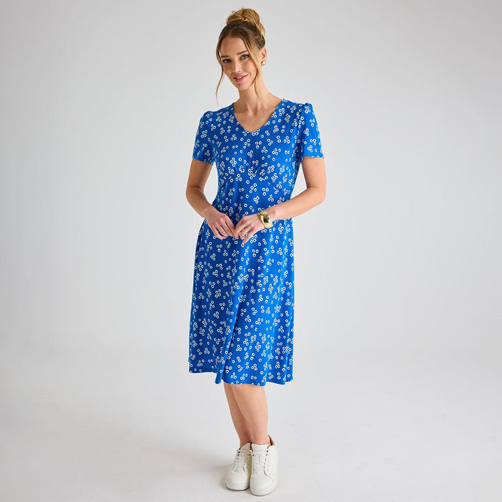 Ladies Royal Ditsy Floral V - Neck Printed Dress from You Know Who's