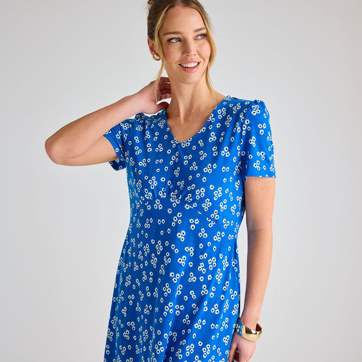 Ladies Royal Ditsy Floral V - Neck Printed Dress from You Know Who's