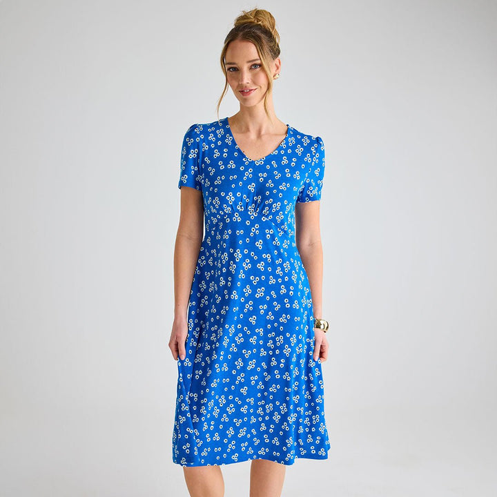 Ladies Royal Ditsy Floral V - Neck Printed Dress from You Know Who's