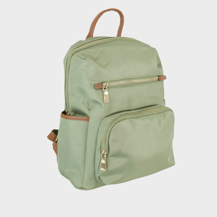 Ladies Sage Contrast Backpack from You Know Who's