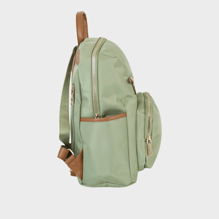 Ladies Sage Contrast Backpack from You Know Who's