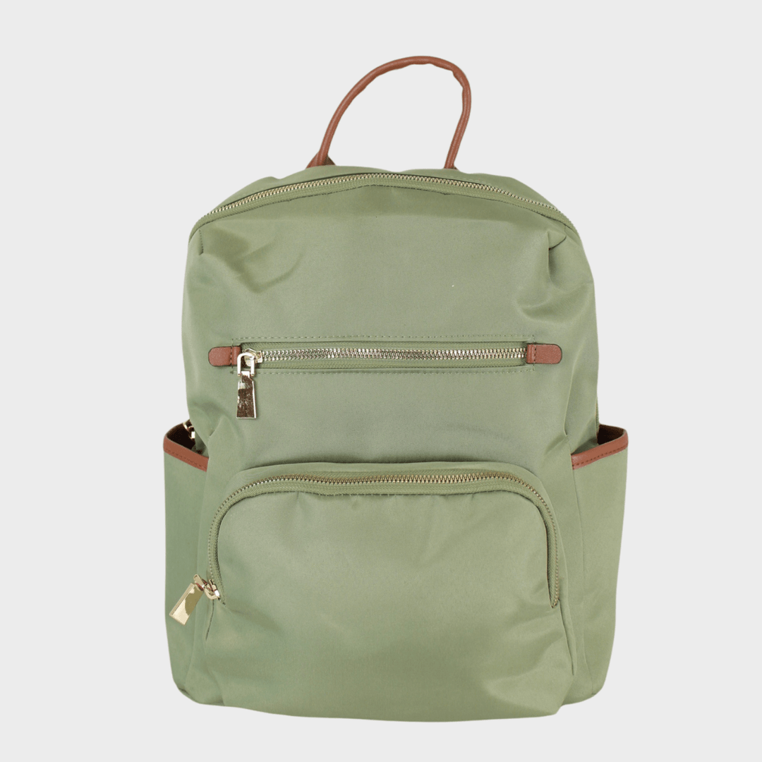 Ladies Sage Contrast Backpack from You Know Who's