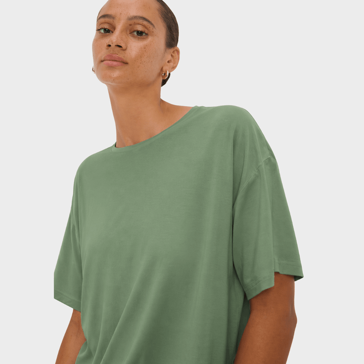 Ladies Sage Crew Neck T-shirt from You Know Who's