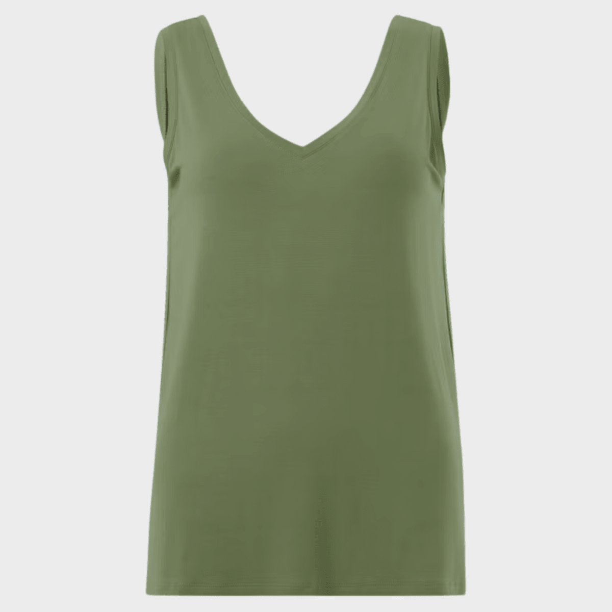 Ladies Sage V neck Sleeveless Top from You Know Who's