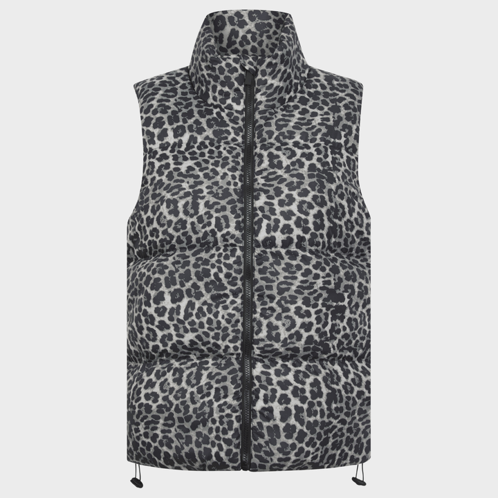 Ladies Saint & Sinners Leopard Gilet from You Know Who's