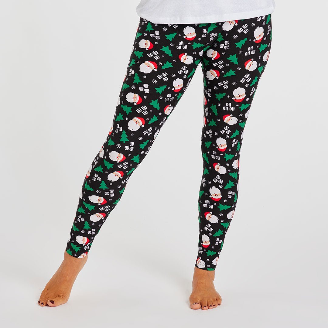 Ladies Santa Leggings from You Know Who's