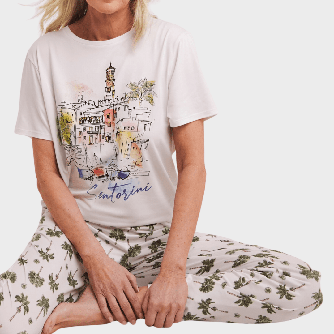 Ladies Santorini Pjs from You Know Who's