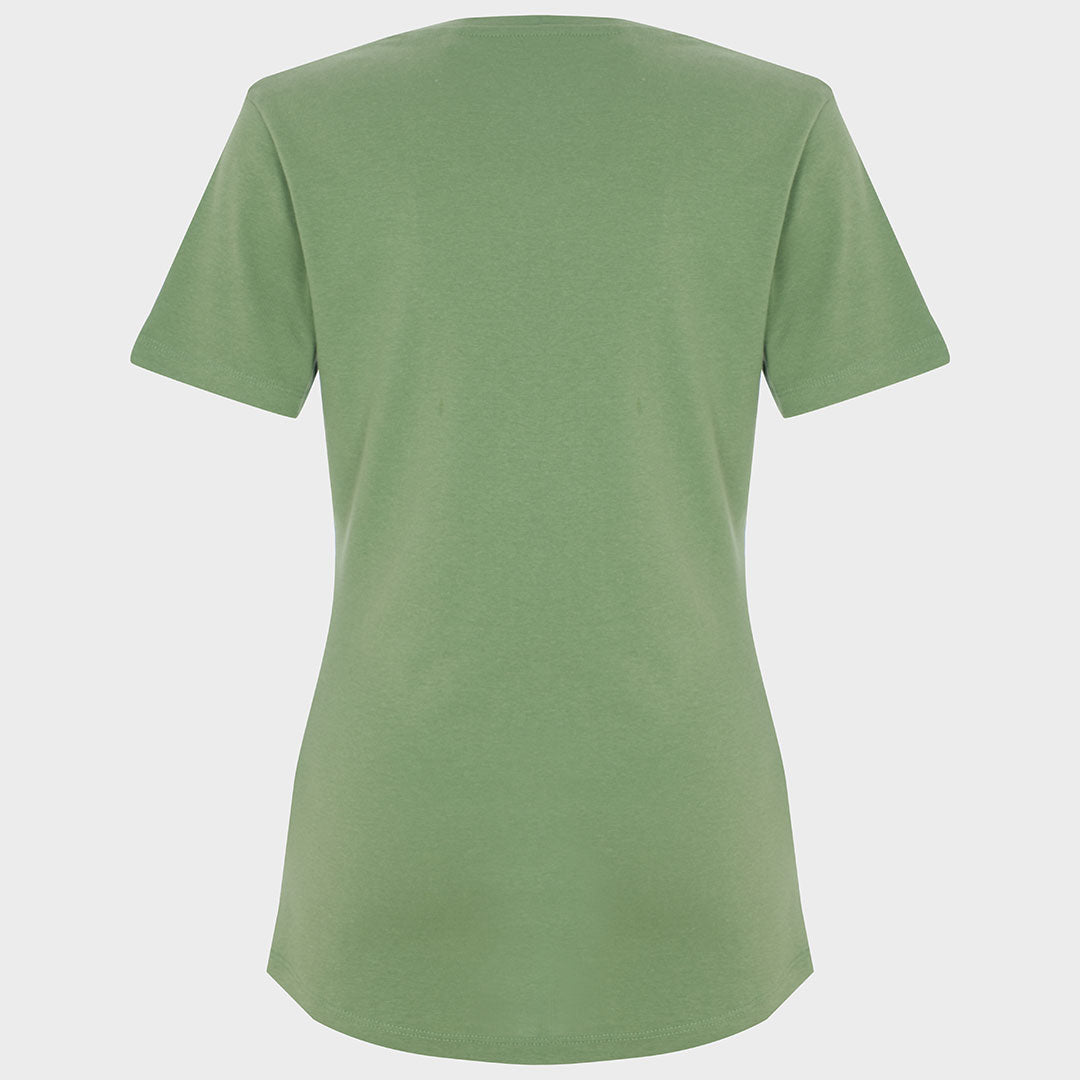 Ladies Shale Green Neck T-Shirt from You Know Who's