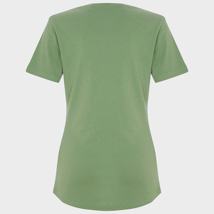 Ladies Shale Green Neck T-Shirt from You Know Who's