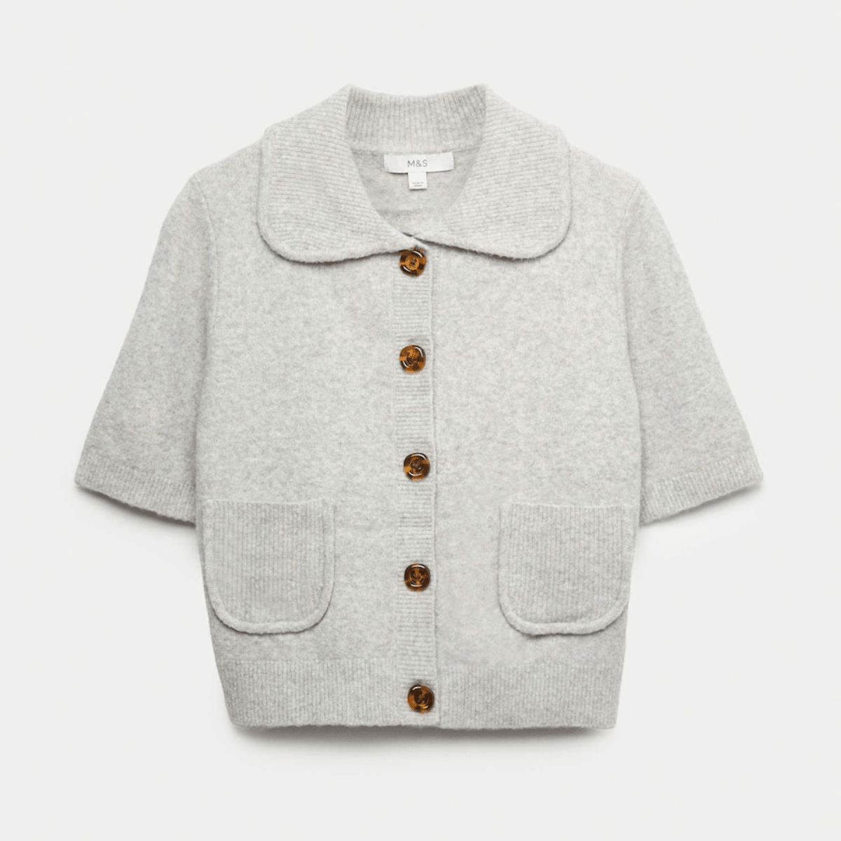 Ladies Short Sleeved Collared Cardigan from You Know Who's