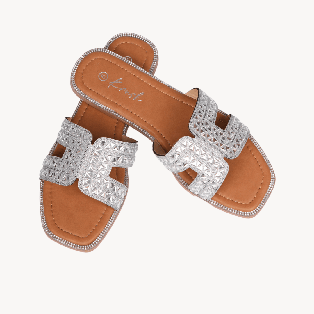 Ladies Silver Diamonte Slider from You Know Who's
