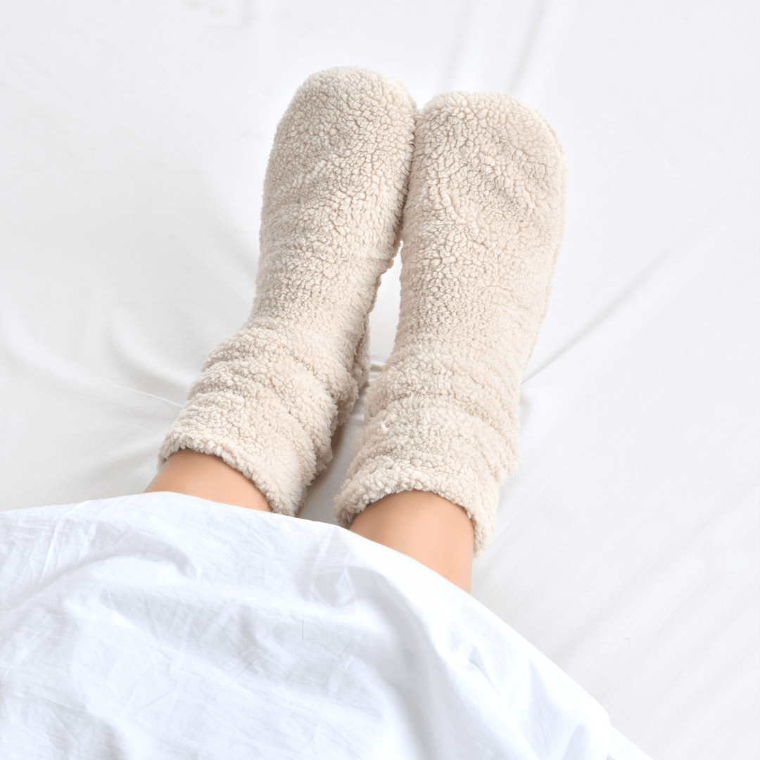 Ladies Sleepdown Teddy Socks from You Know Who's