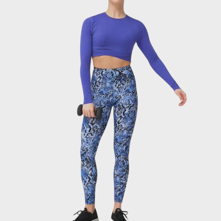 Ladies Snake Pattern Gym Leggings from You Know Who's