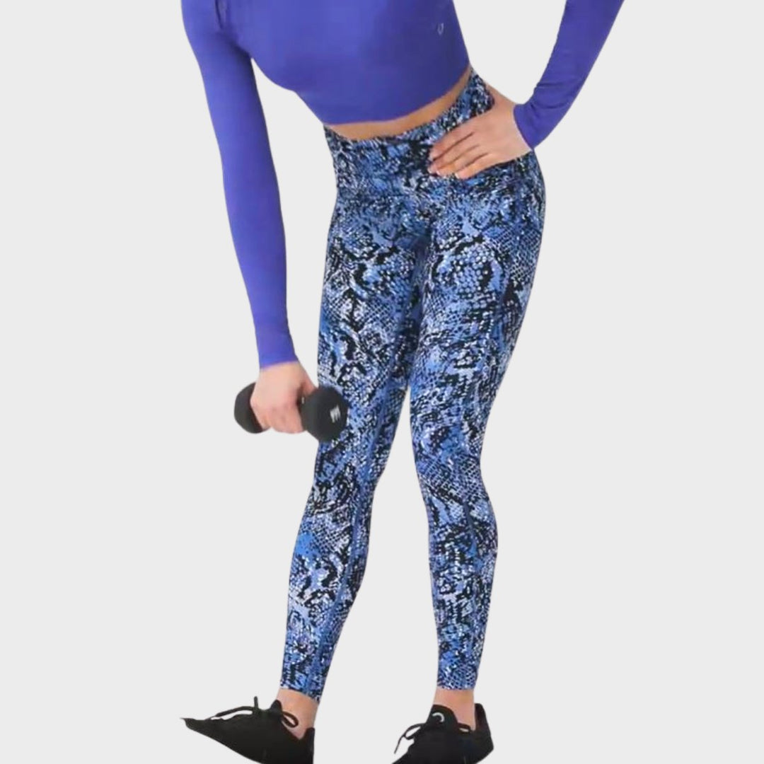Ladies Snake Pattern Gym Leggings from You Know Who's