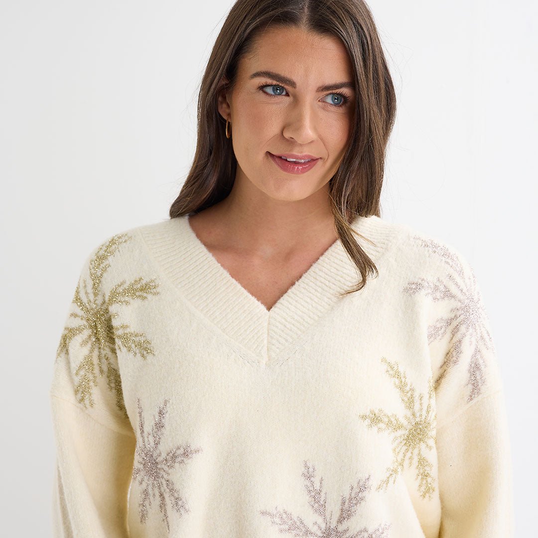 Ladies Snowflake Jumper from You Know Who's