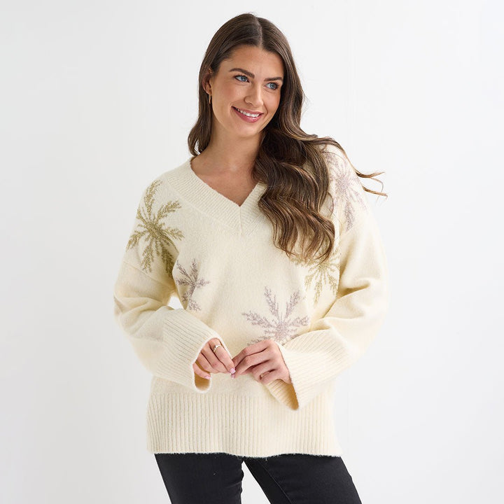 Ladies Snowflake Jumper from You Know Who's