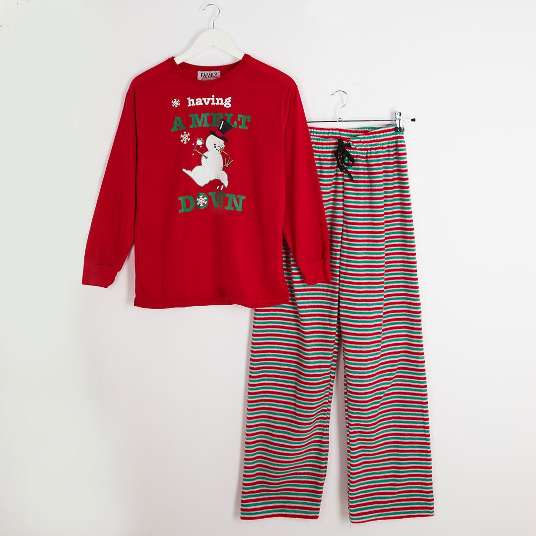 Ladies Snowman Matching Christmas Pyjamas from You Know Who's