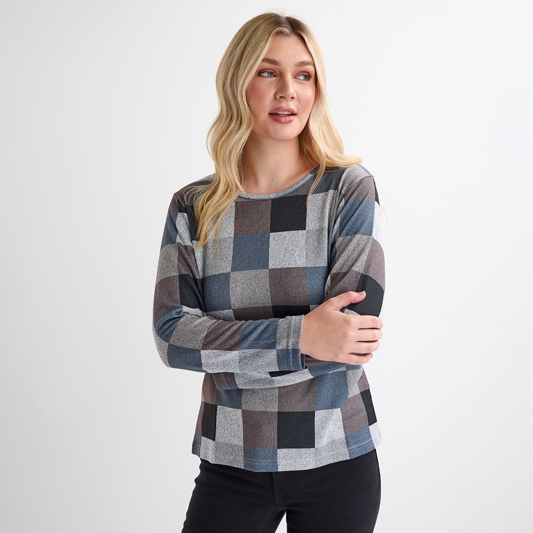 Ladies Square Printed Top from You Know Who's