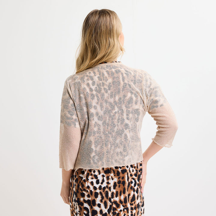Ladies Stone Popcorn Waterfall Knit Cardigan from You Know Who's