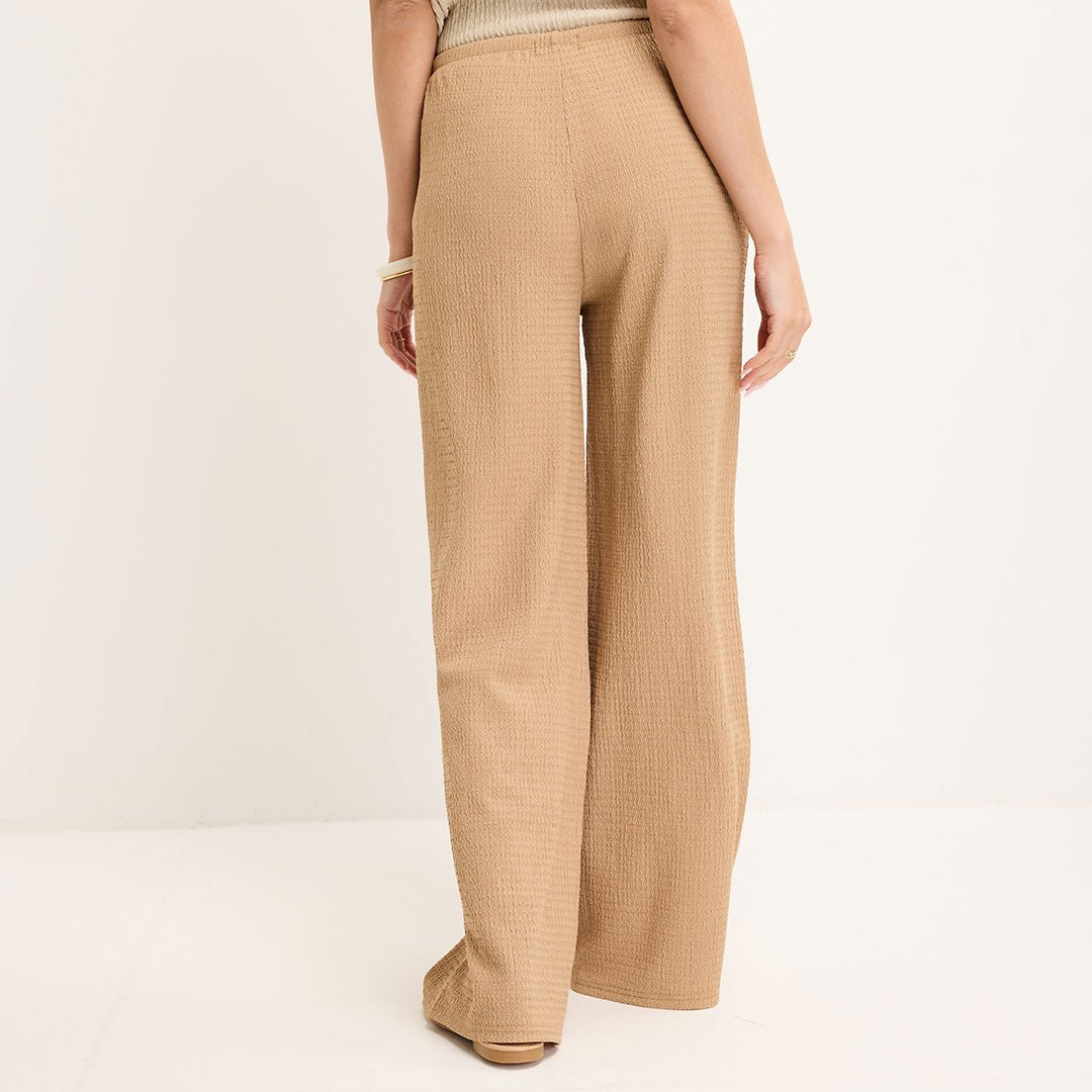 Ladies Stone Tie Waist Trouser from You Know Who's