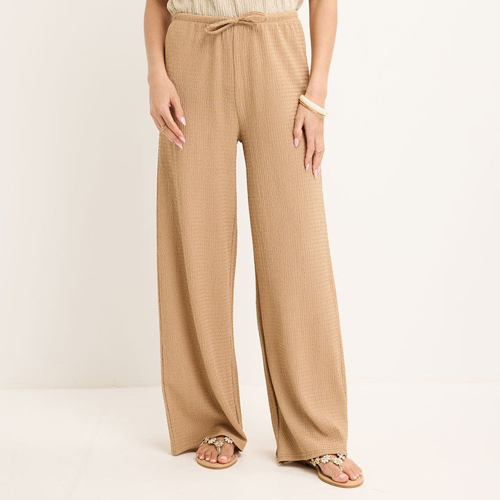 Ladies Stone Tie Waist Trouser from You Know Who's