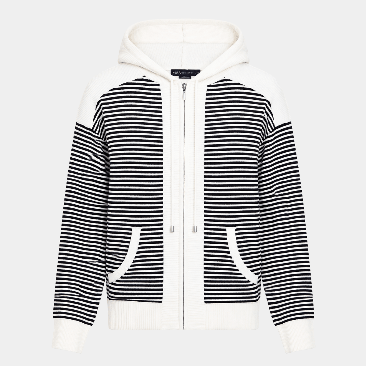 Ladies Stripe Knitted Zipper from You Know Who's