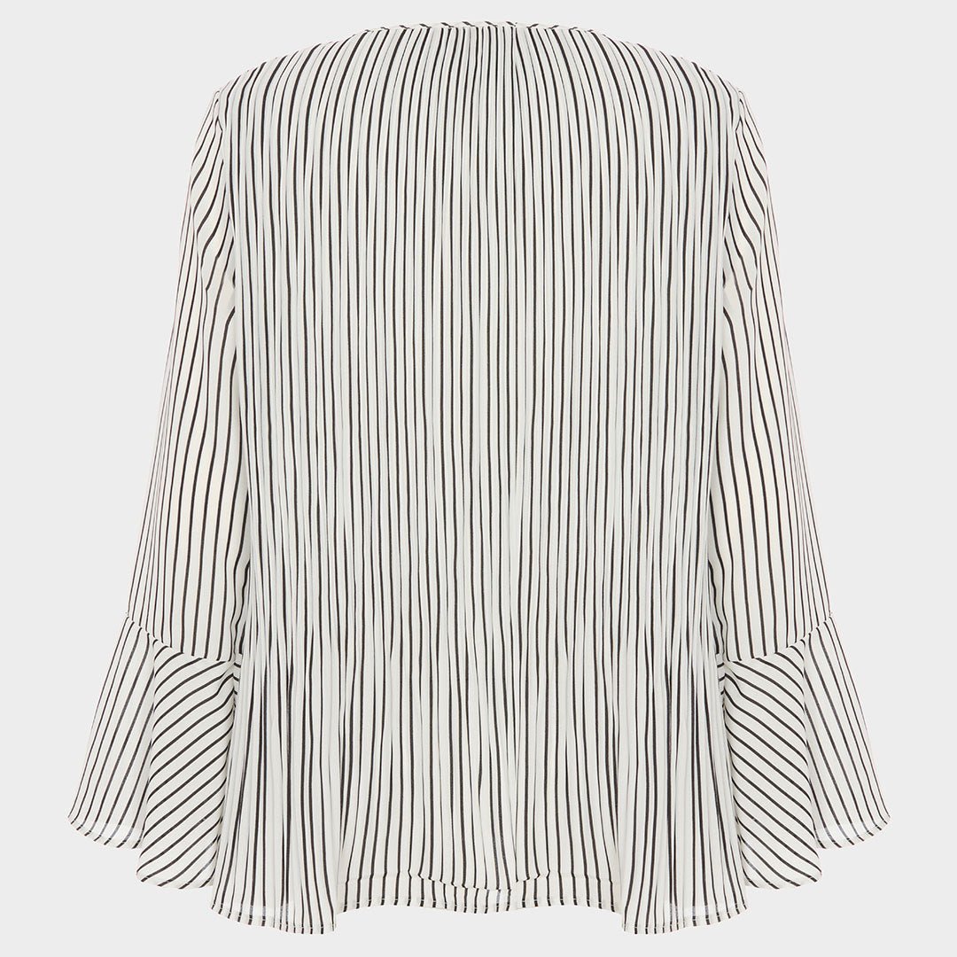 Ladies Striped Plisse Top from You Know Who's