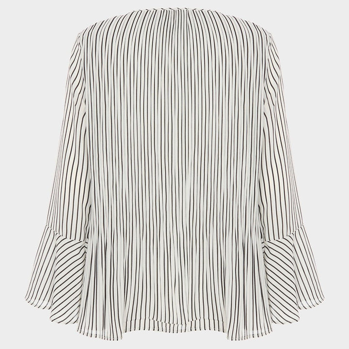 Ladies Striped Plisse Top from You Know Who's