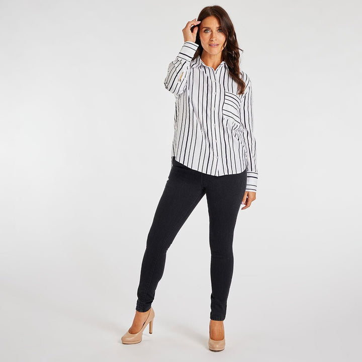 Ladies Striped Shirt from You Know Who's