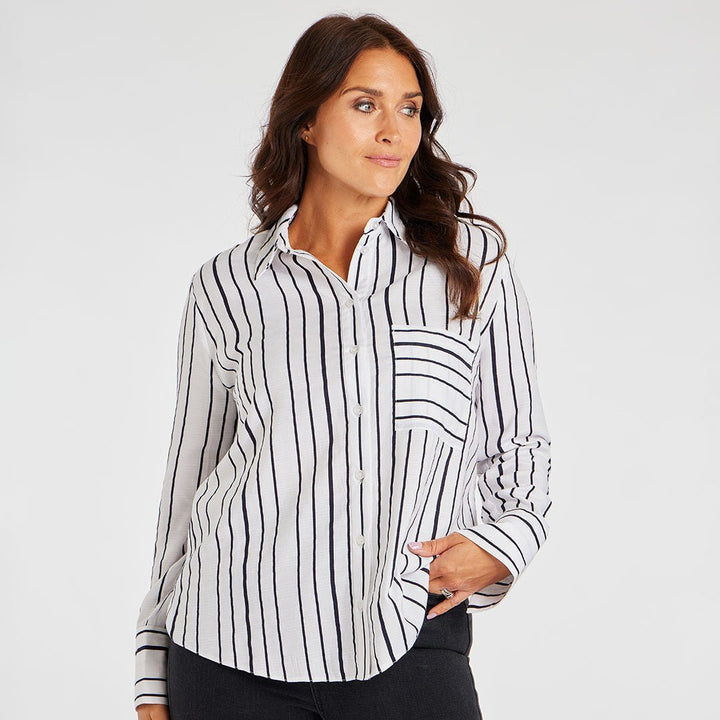 Ladies Striped Shirt from You Know Who's