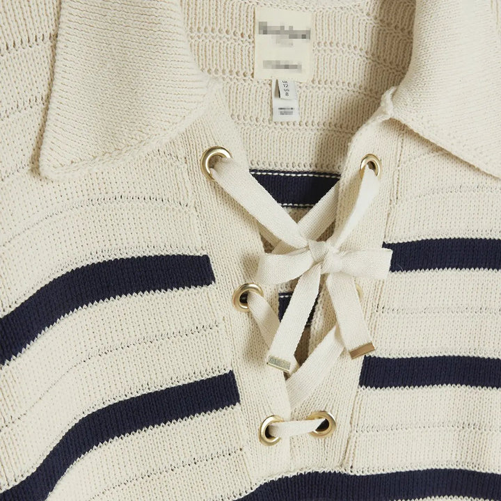 Ladies Striped Tieneck Jumper from You Know Who's