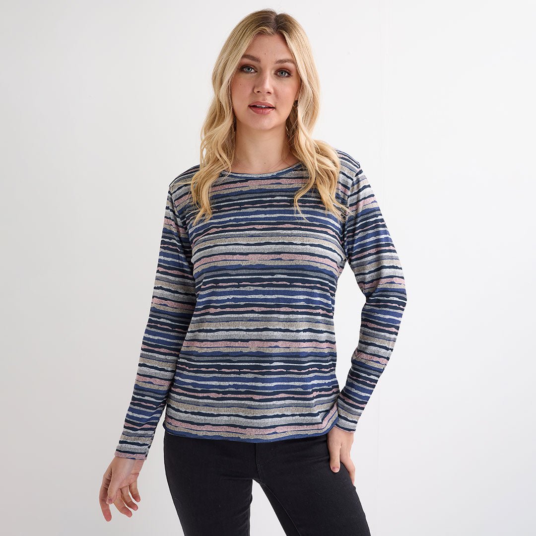 Ladies Striped Top from You Know Who's