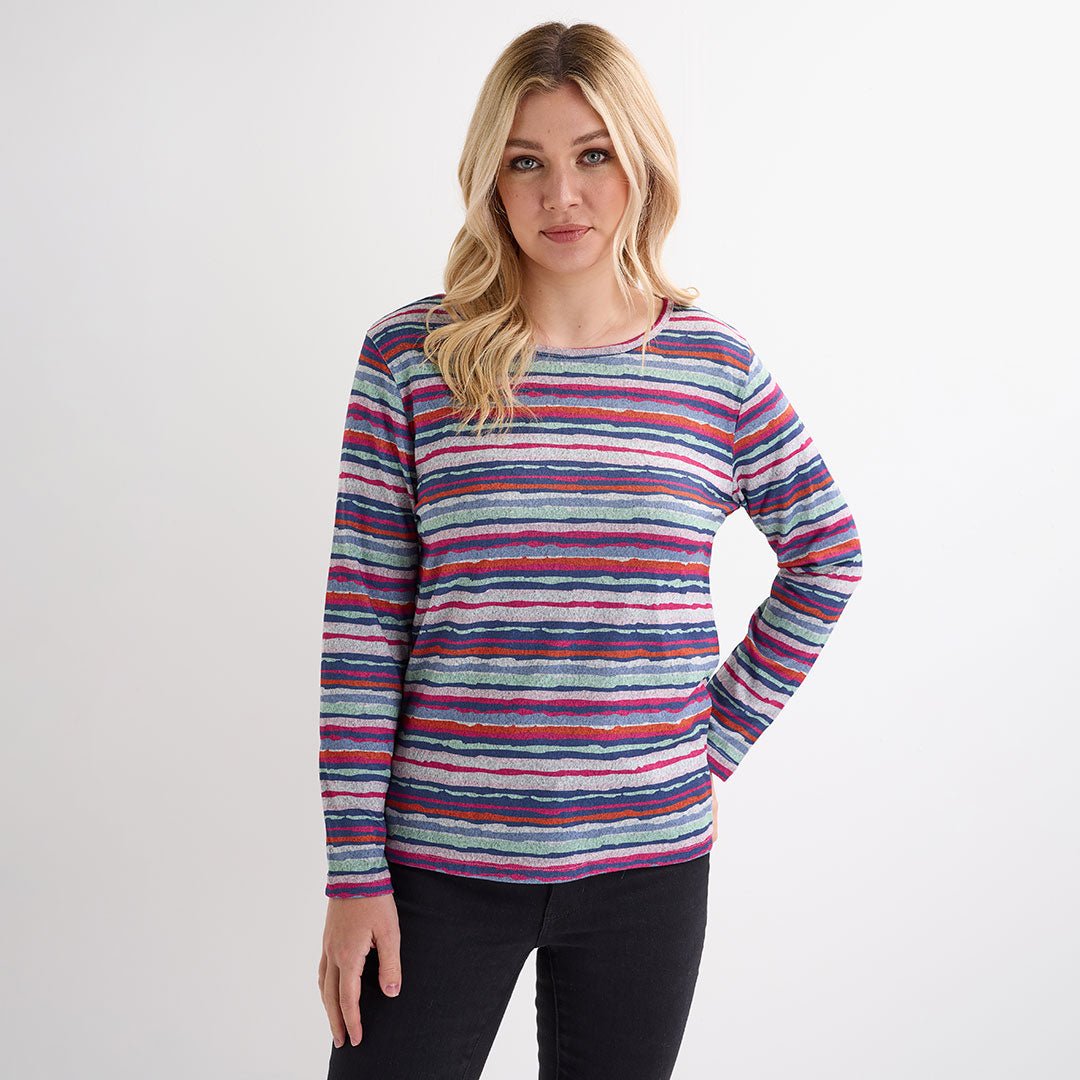Ladies Striped Top from You Know Who's